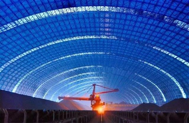 桂林亿优钢构工程师为您解析原料场封闭技术的特点和类型